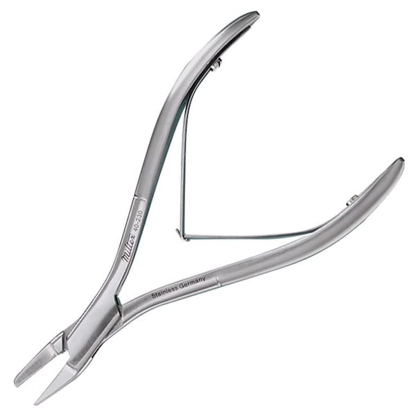 Nail Splitter, 5in, English Anvil Pattern Jaws, Double Spring, Stainless Steel